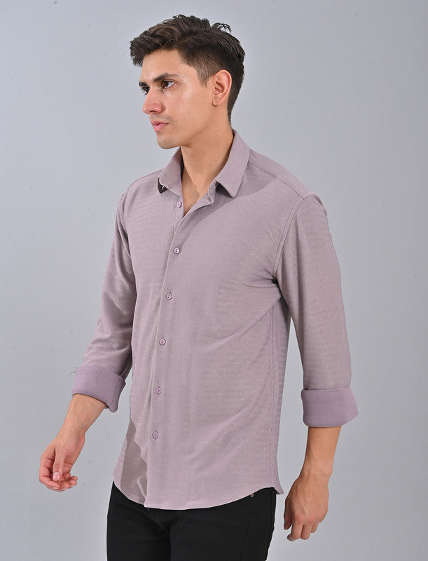 Native Bull Light Lavender Zigzag Shirt