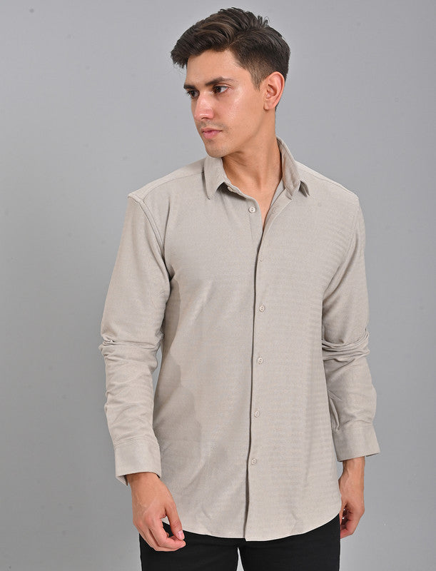 Native Bull Light Grey Zigzag Shirt