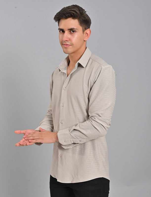 Native Bull Light Grey Zigzag Shirt