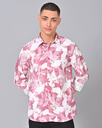 Men's Pink Tencel Shirt