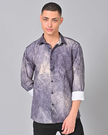 Men's Blue Tencel Shirt