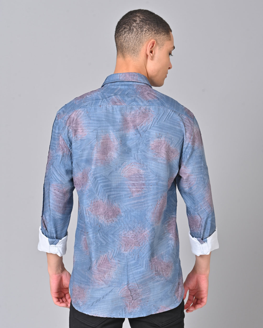 Men's Blue Tencel Shirt