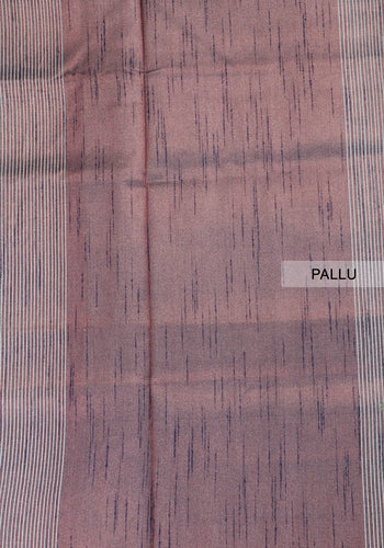 Grey Colour Printed Silk Cotton Saree With Blouse Piece 7