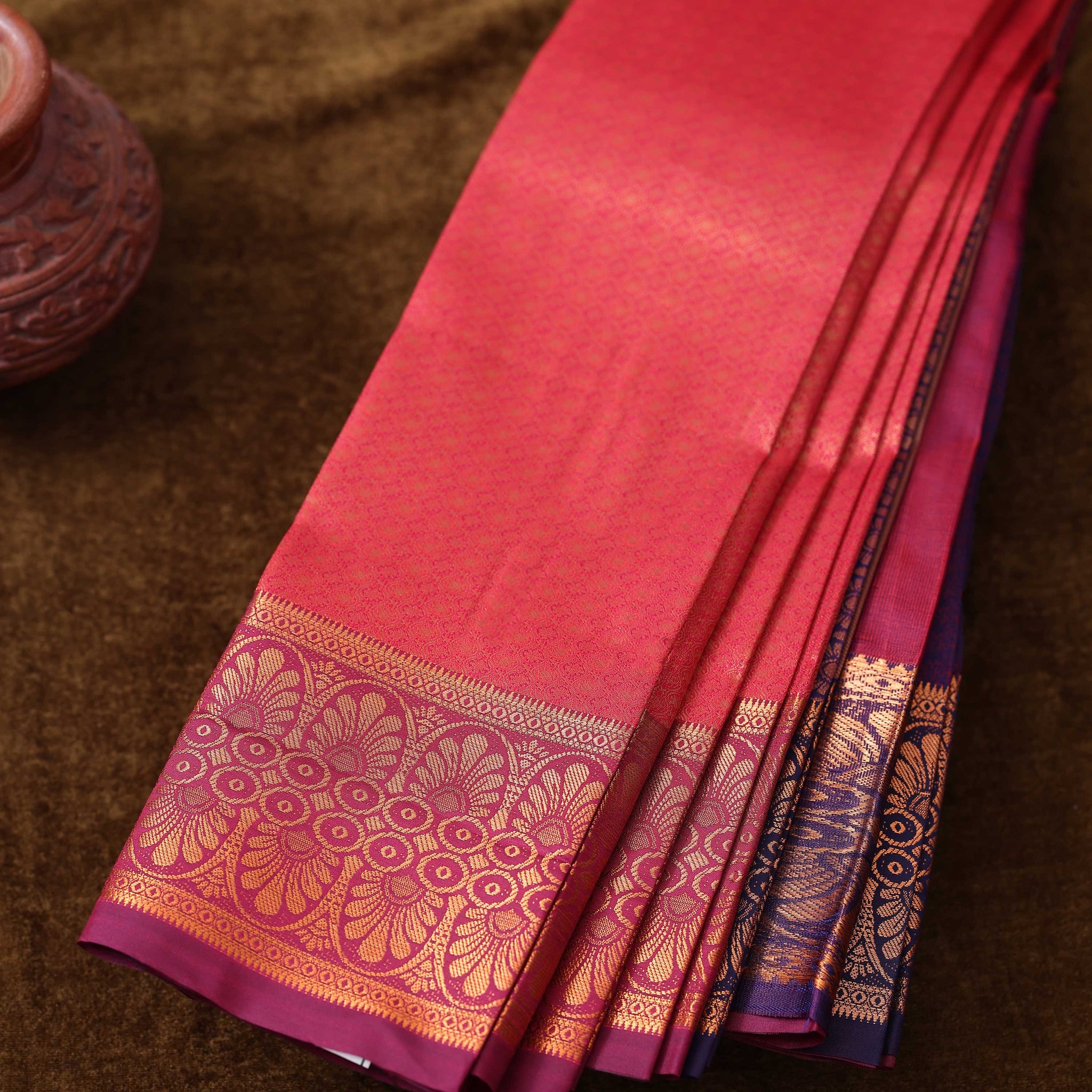 Pink Colour Aparna Saree