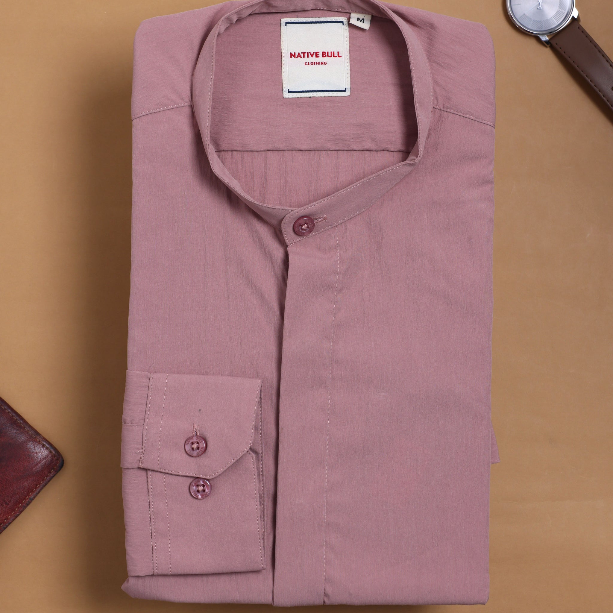 Nativebull onion pink colour casual shirt