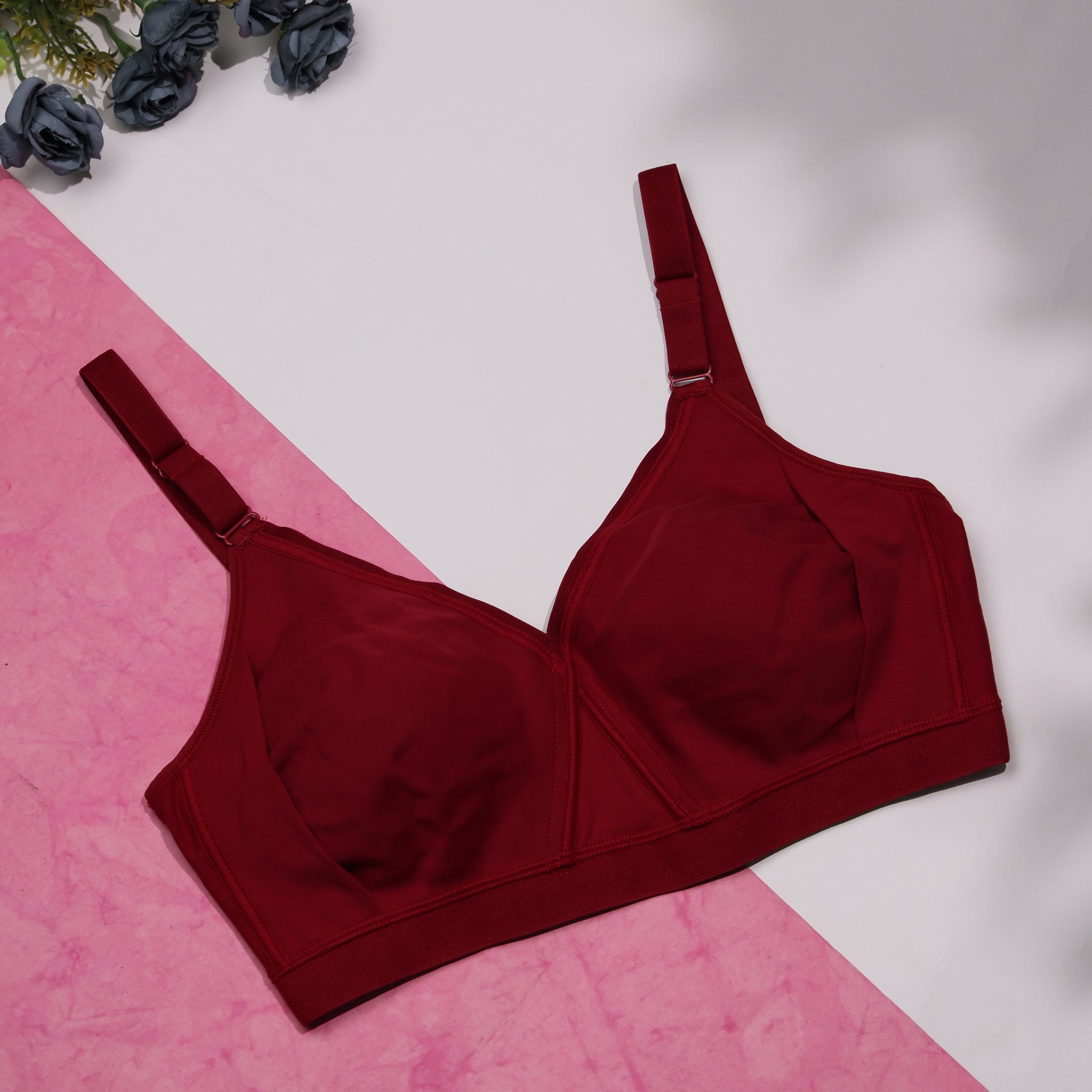 Maroon Colour Everyday Bra