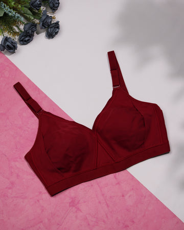 Maroon Colour Everyday Bra