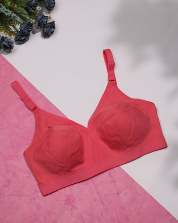 Pink Colour Everyday Bra