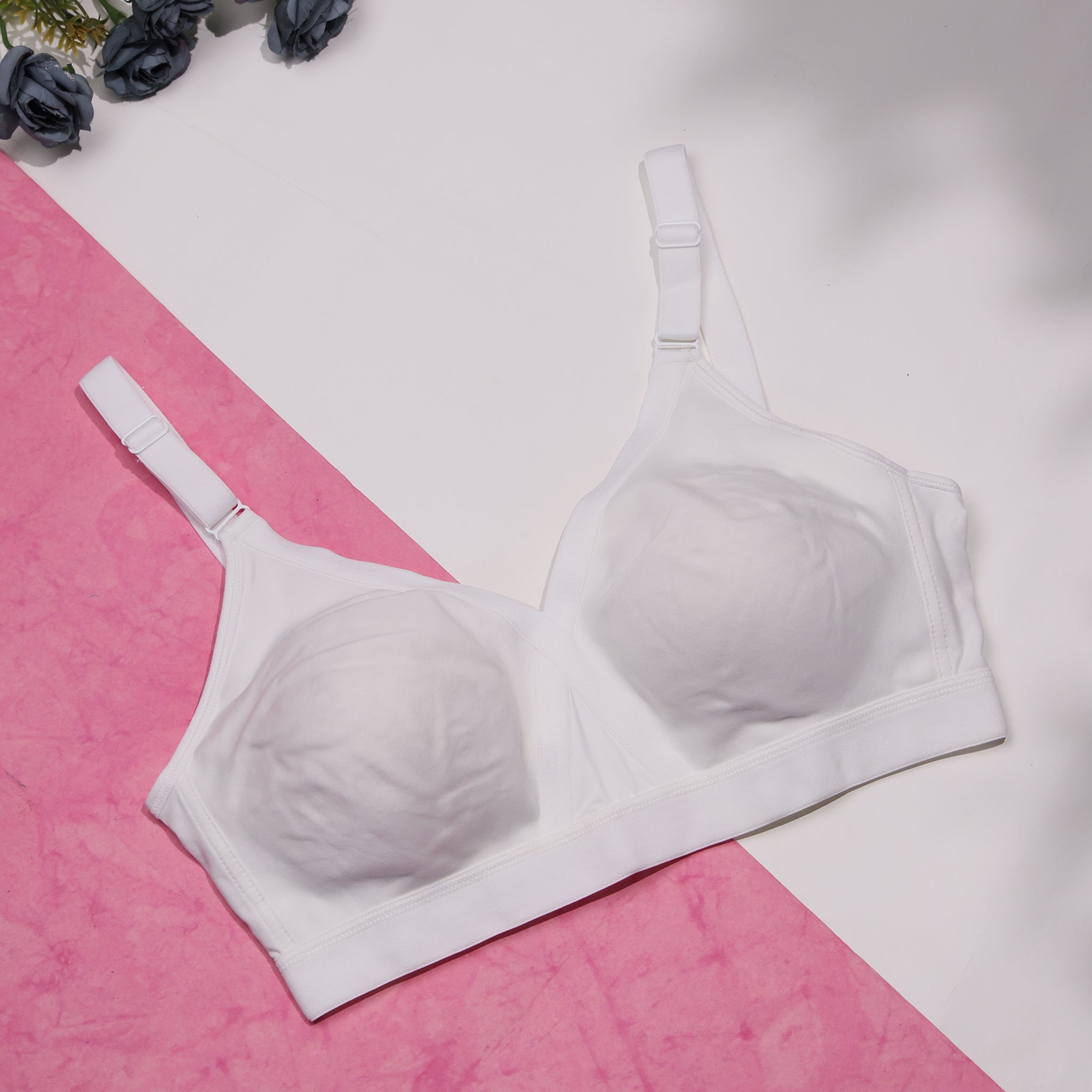 White Colour Everyday Bra