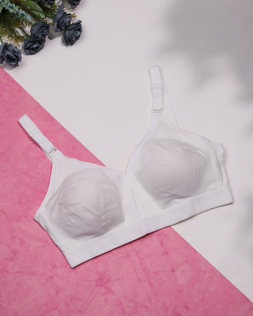 White Colour Everyday Bra