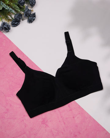 Black Colour Everyday Bra