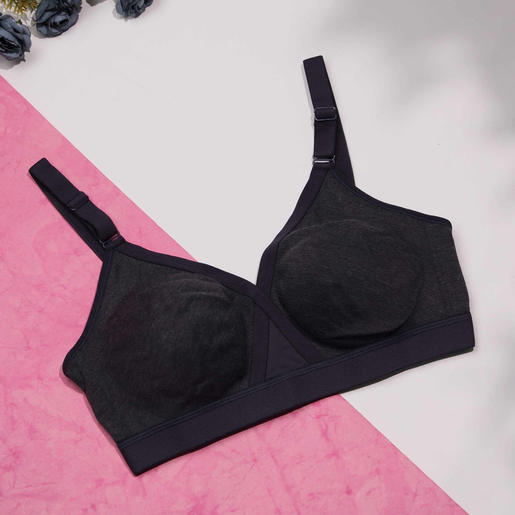 Black Colour Everyday Bra