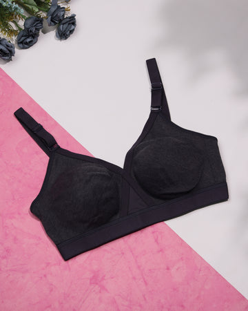 Black Colour Everyday Bra