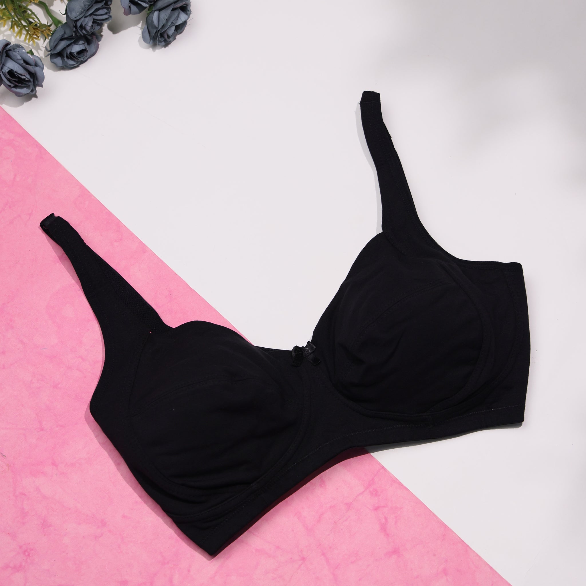 Black Colour Everyday Bra