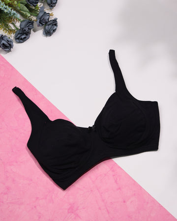 Black Colour Everyday Bra