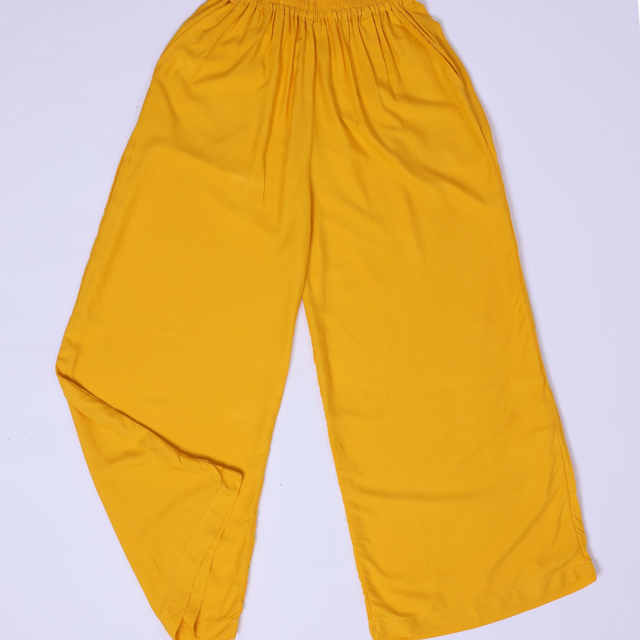 Yellow Colour Womens Palazzo