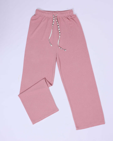 Onion Pink Colour Womens Palazzo