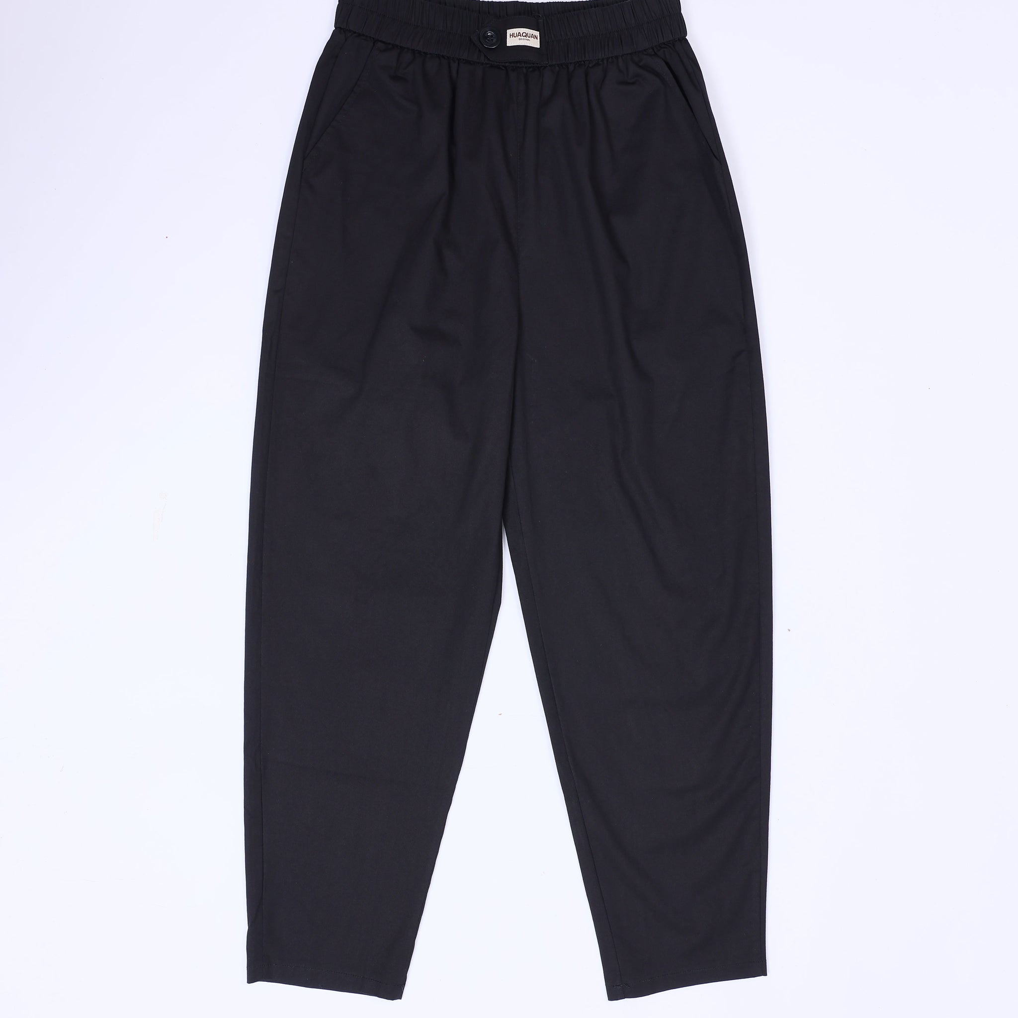 Women's Black Colour Cotton Pant