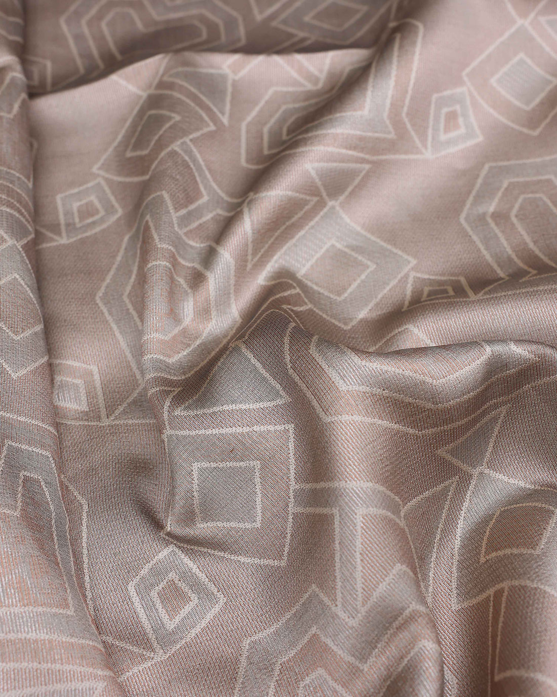 Copper color lichi silk saree