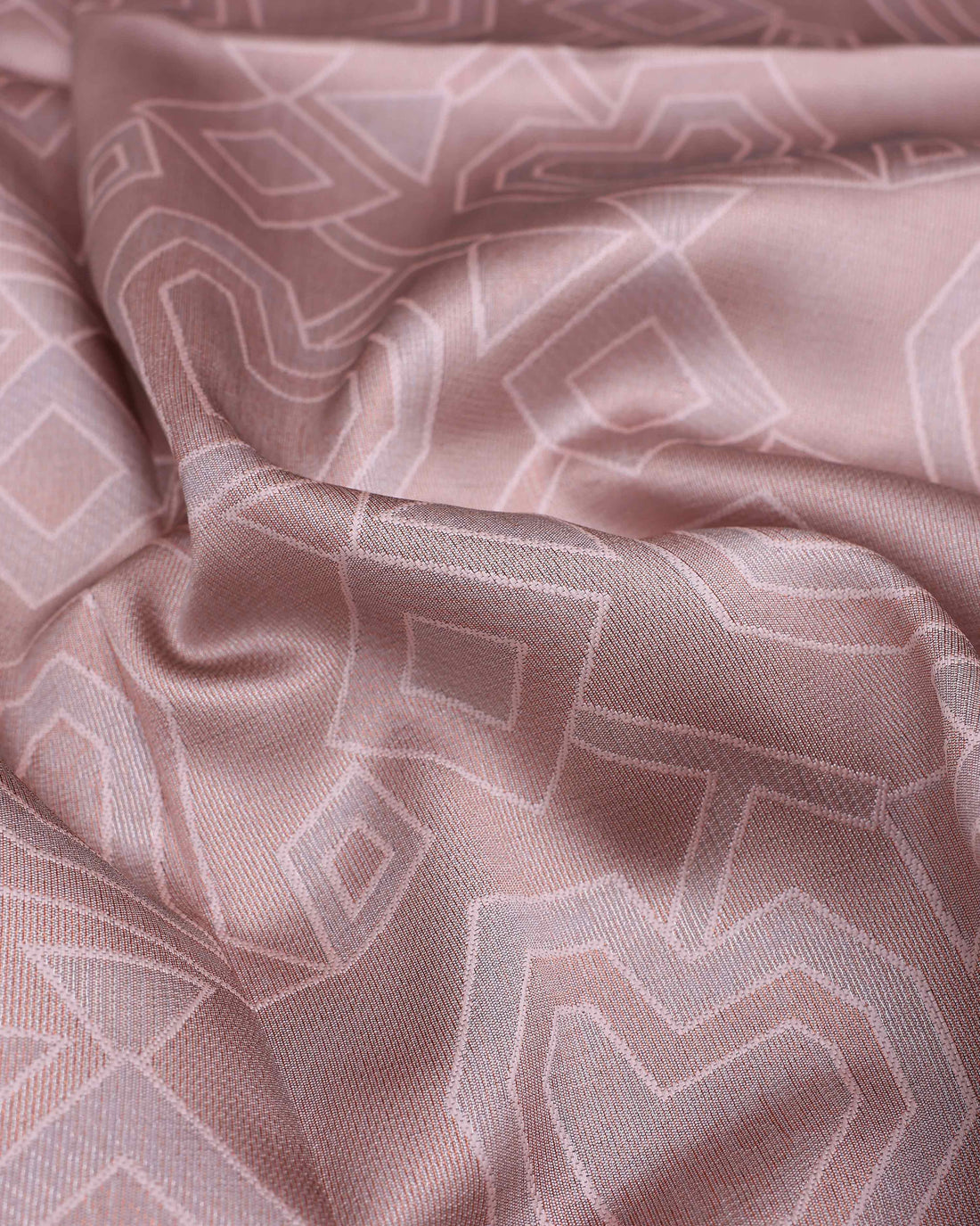 Copper color lichi silk saree