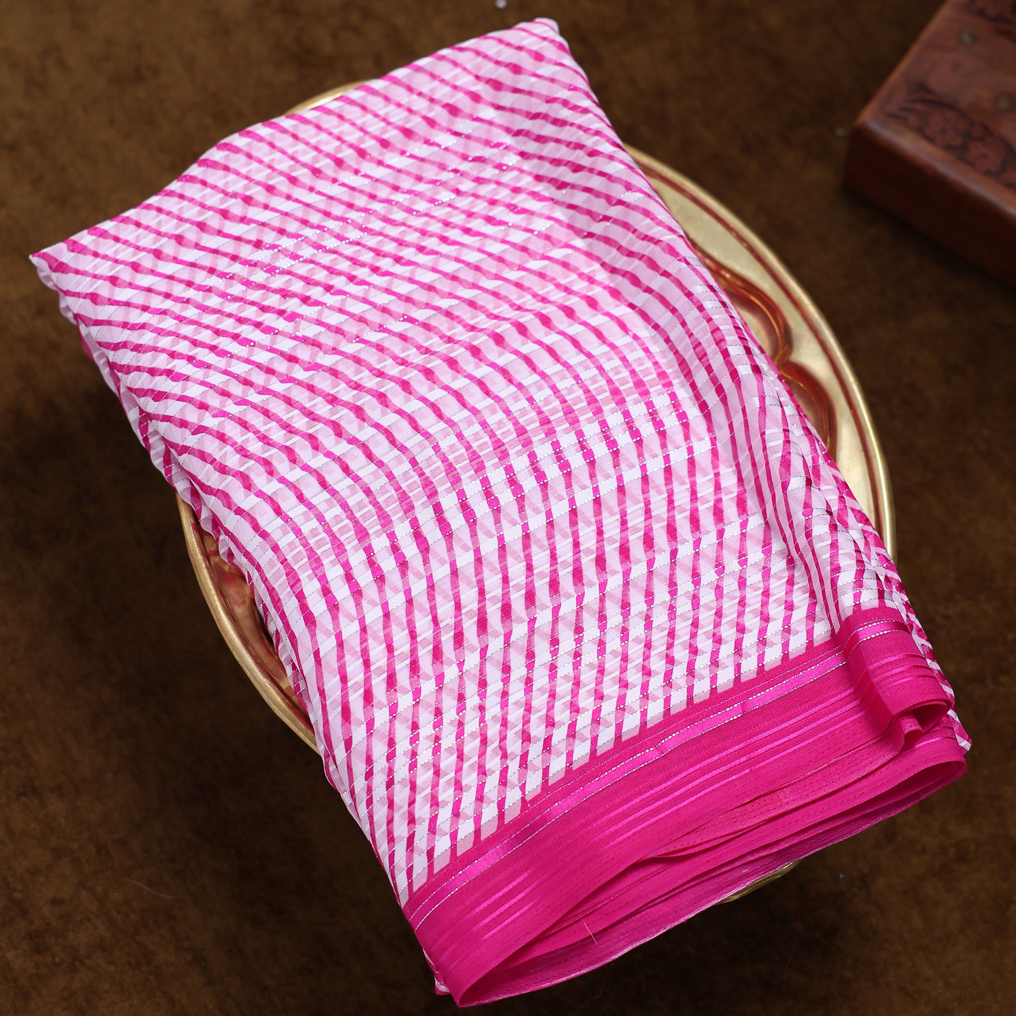 Pink Colour Poonam Saree