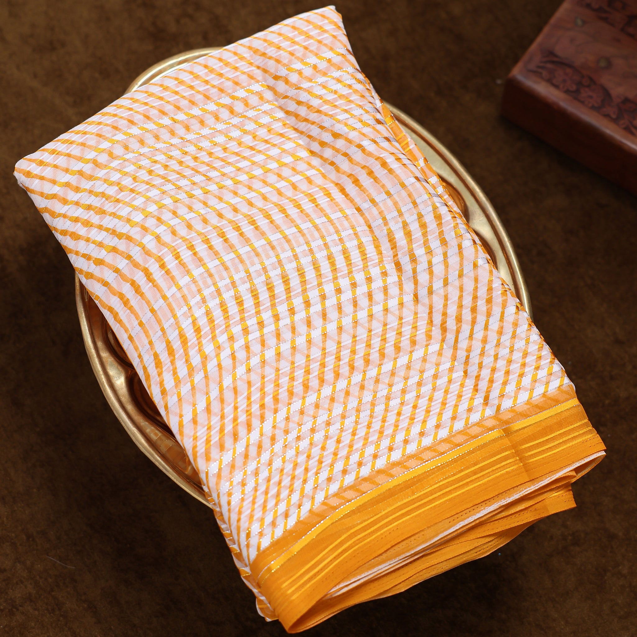 Yellow Colour Poonam Saree