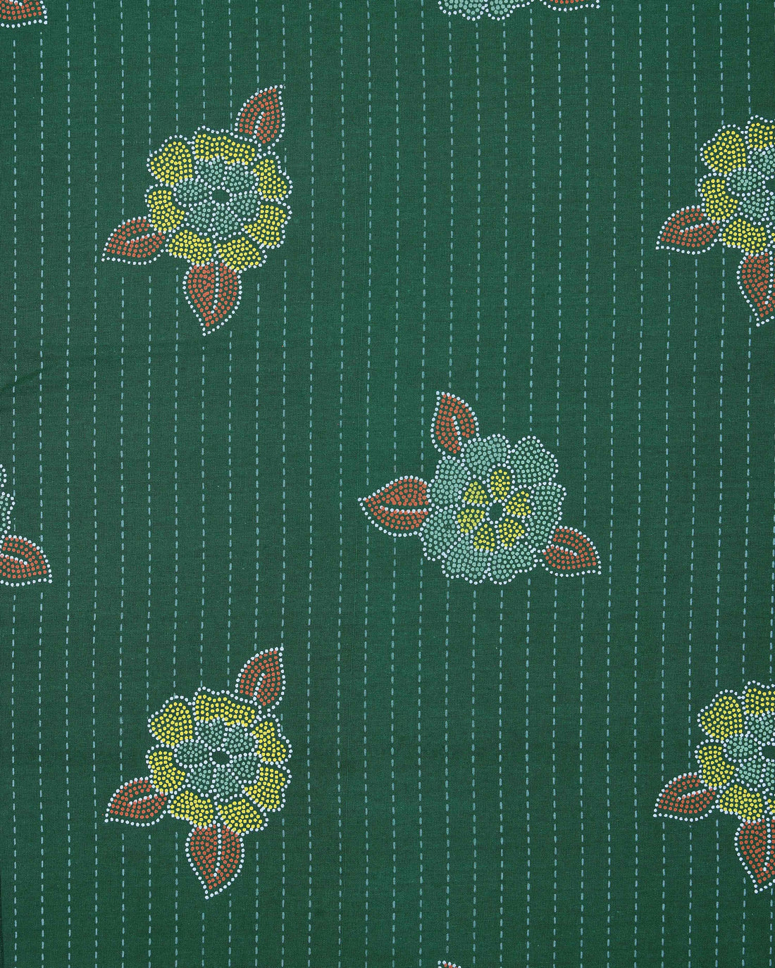 Green Unstitched Salwar Material