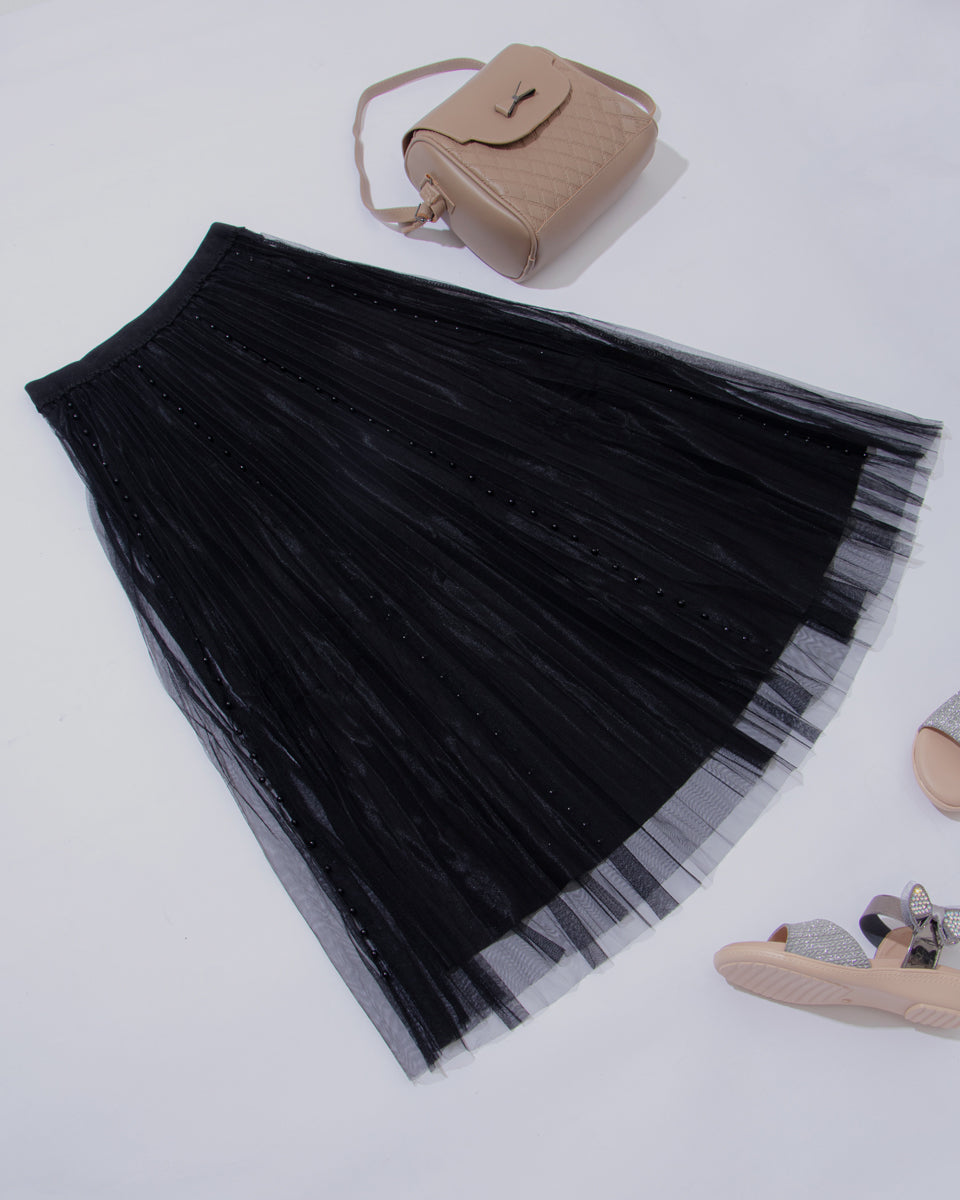 Black Colour Womens Skirt