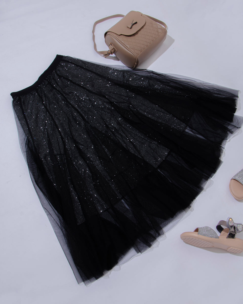 Black Colour Womens Skirt