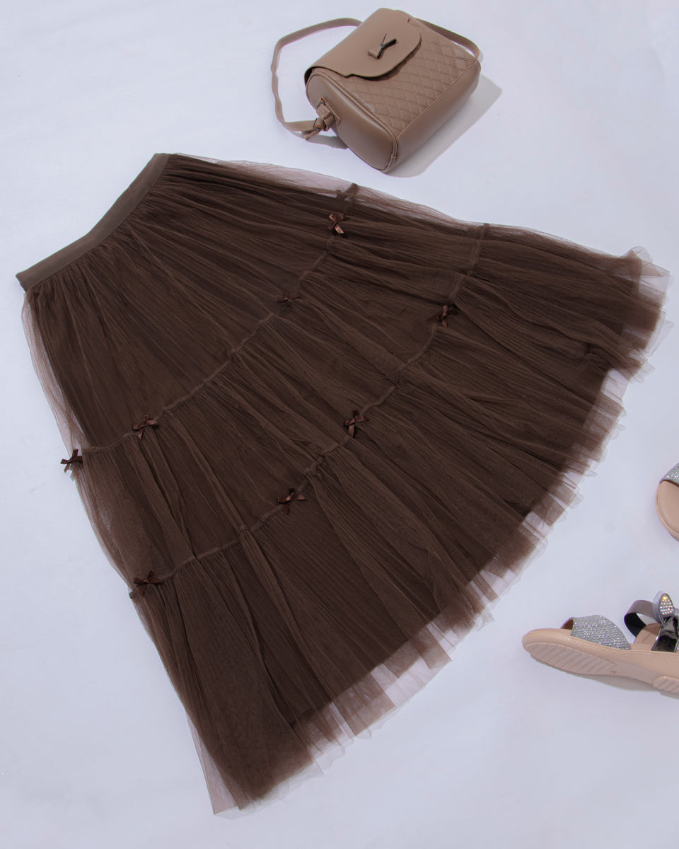 Brown Colour Womens Skirt