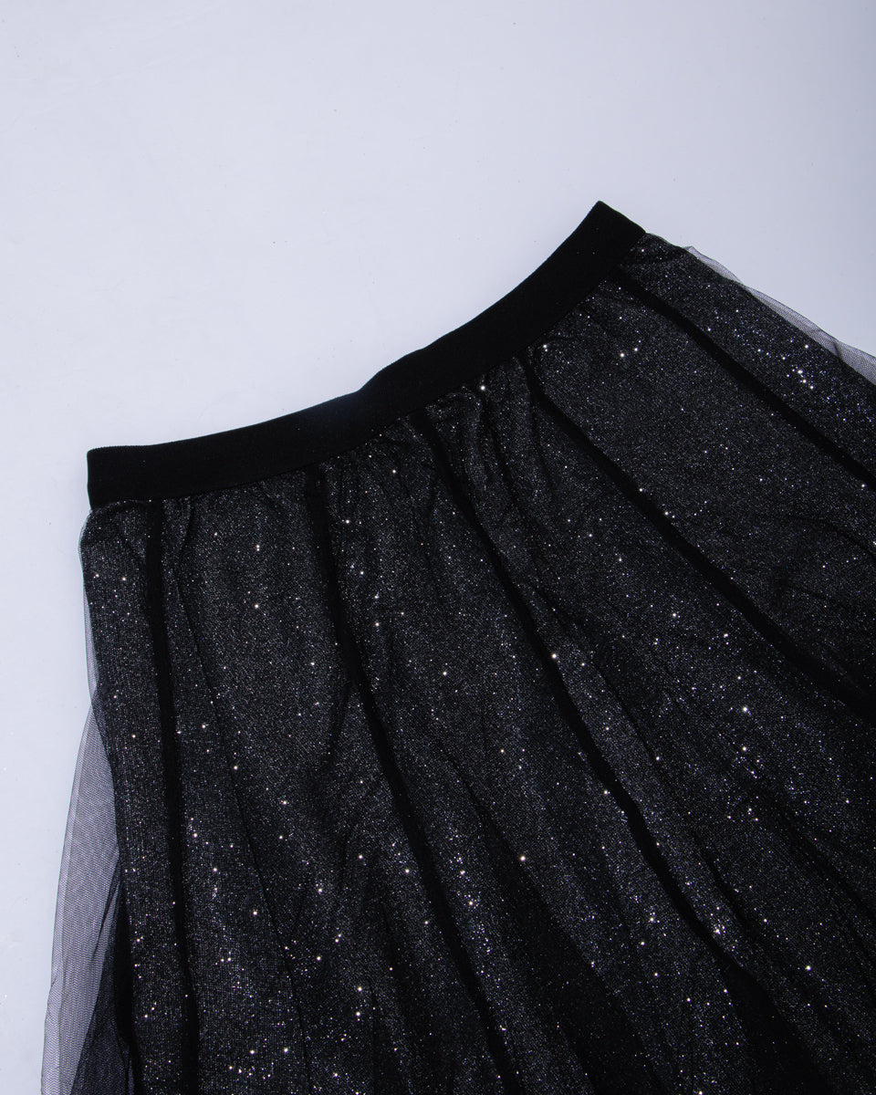 Black Colour Womens Skirt