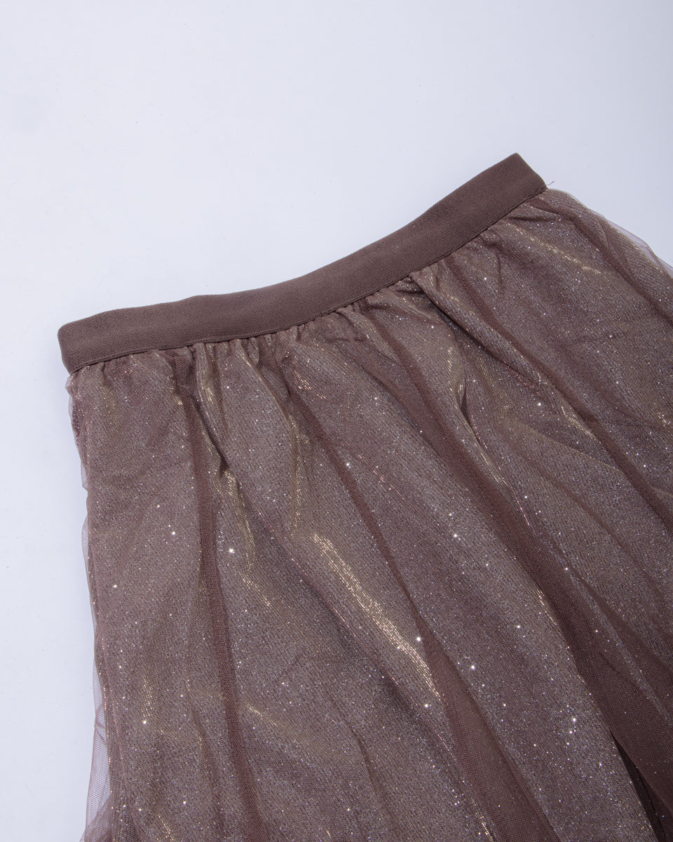 Brown Colour Womens Skirt