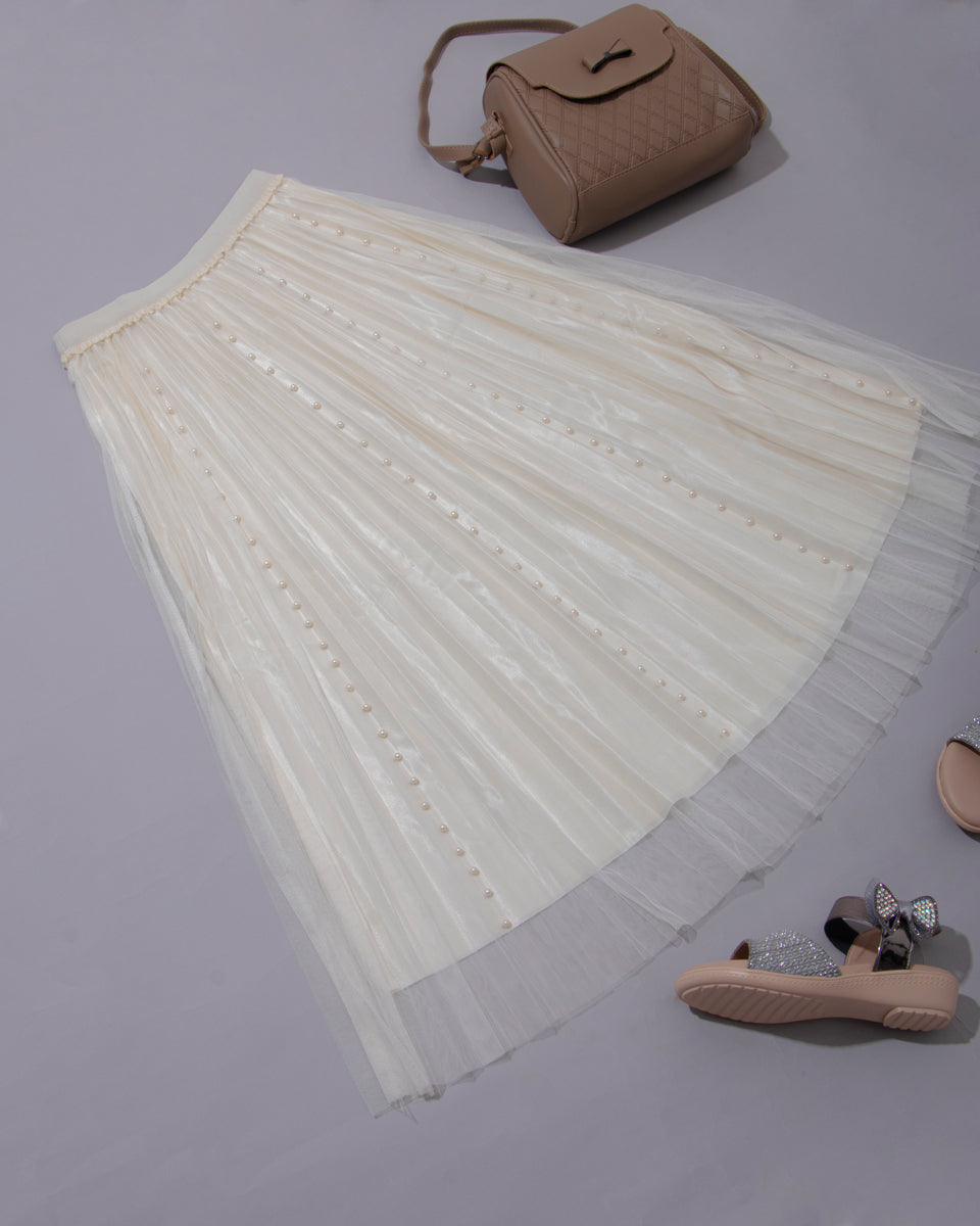 Cream Colour Womens Skirt