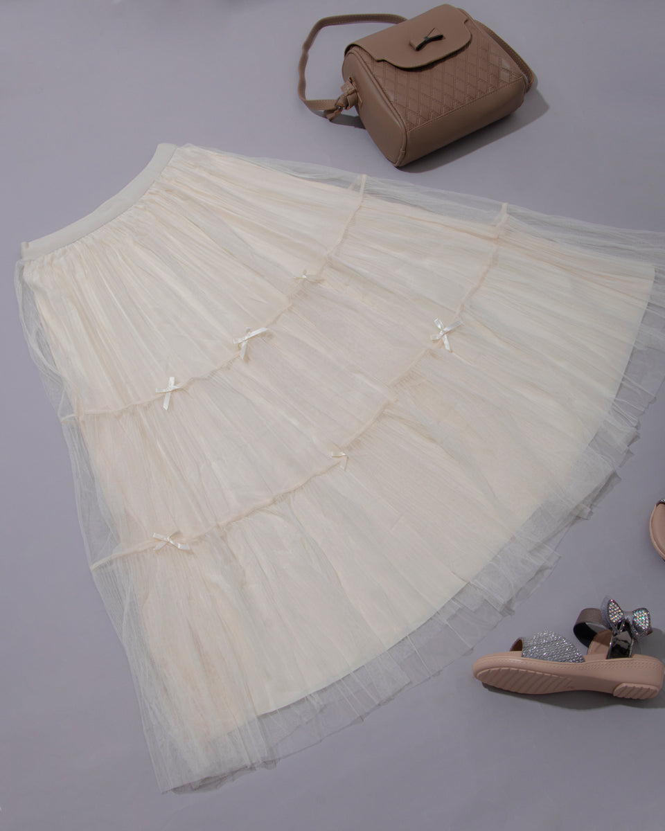 Cream Colour Womens Skirt