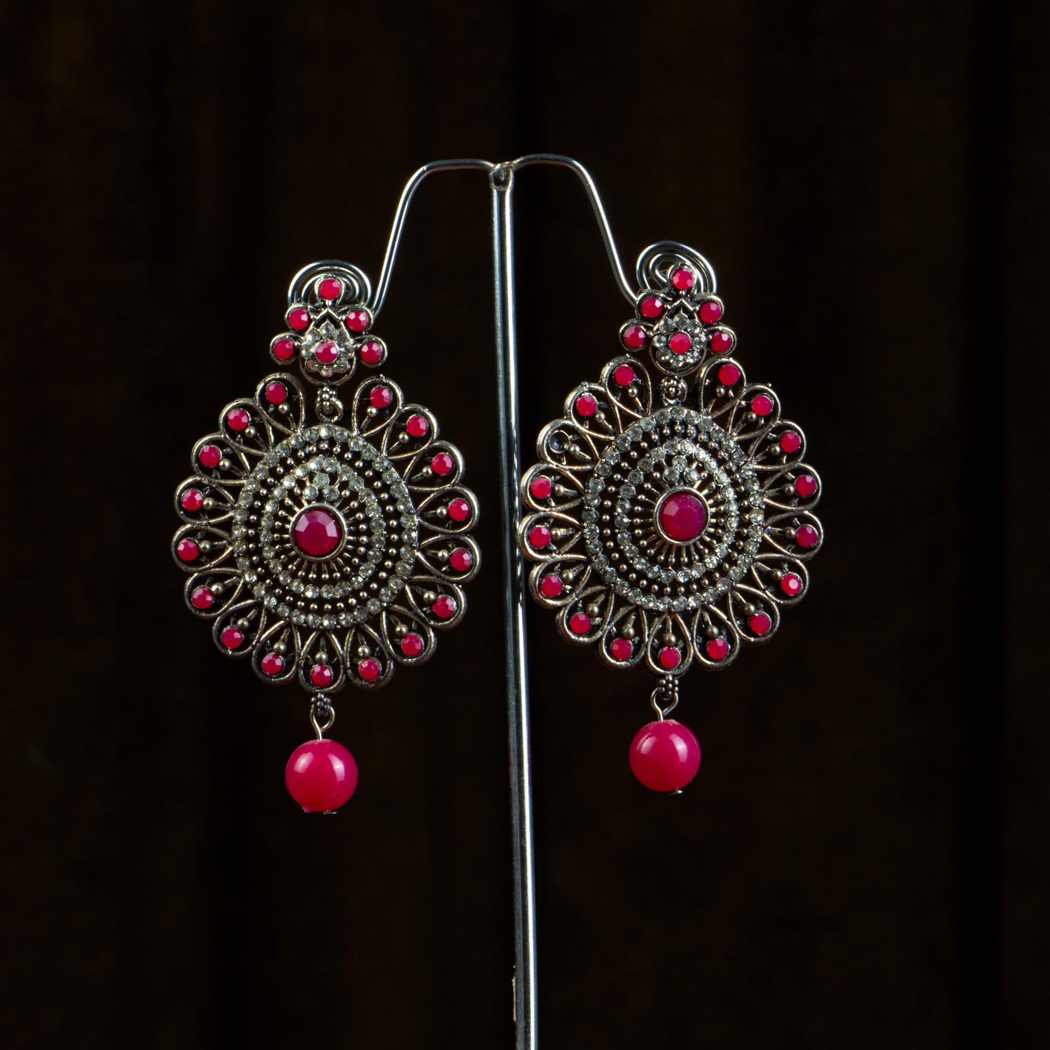 Silver Colour Plated Earrings