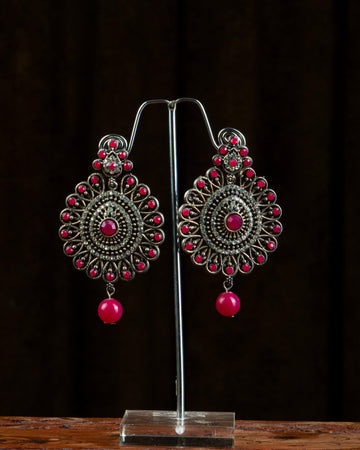 Silver Colour Plated Earrings