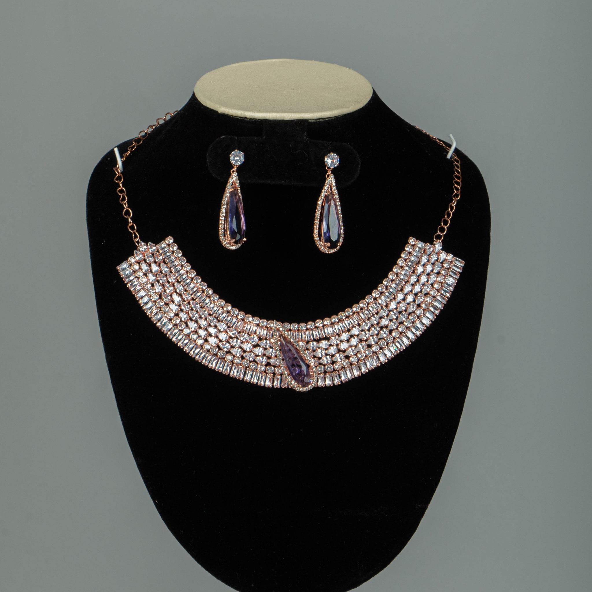 Copper Plated Necklace Set