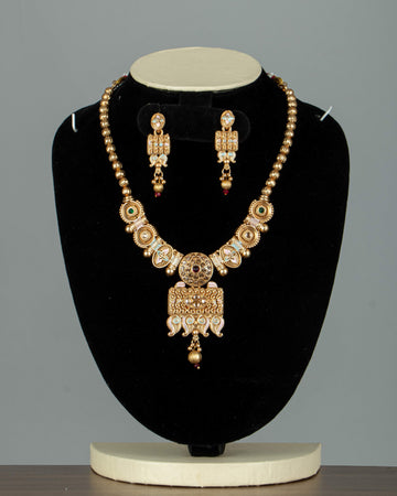 Gold Plated Necklace Set