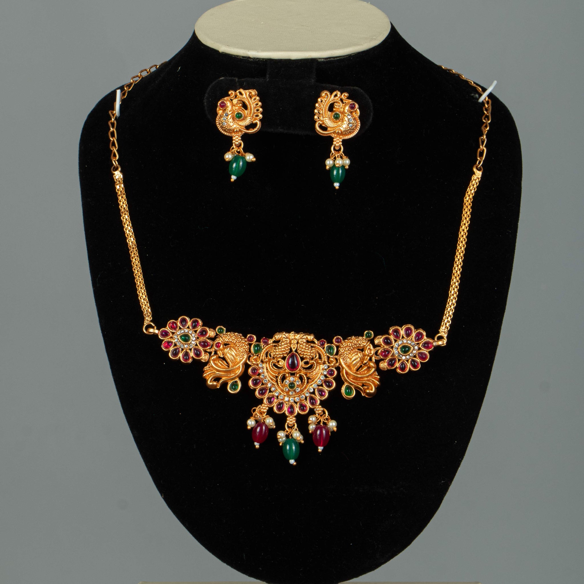 Gold Plated Necklace Set