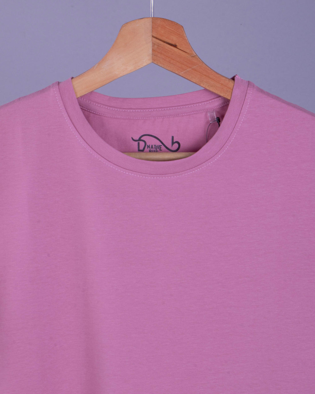 Nativebull Pink Color Cotton Half Sleeve Round Neck T Shirt