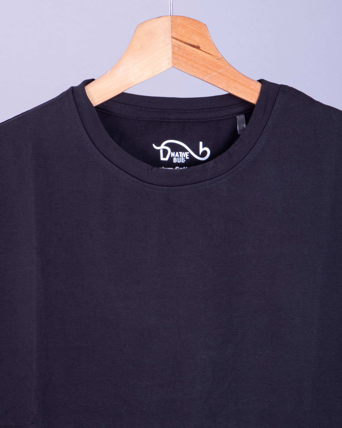 Nativebull Black Color Cotton Half Sleeve Round Neck T Shirt