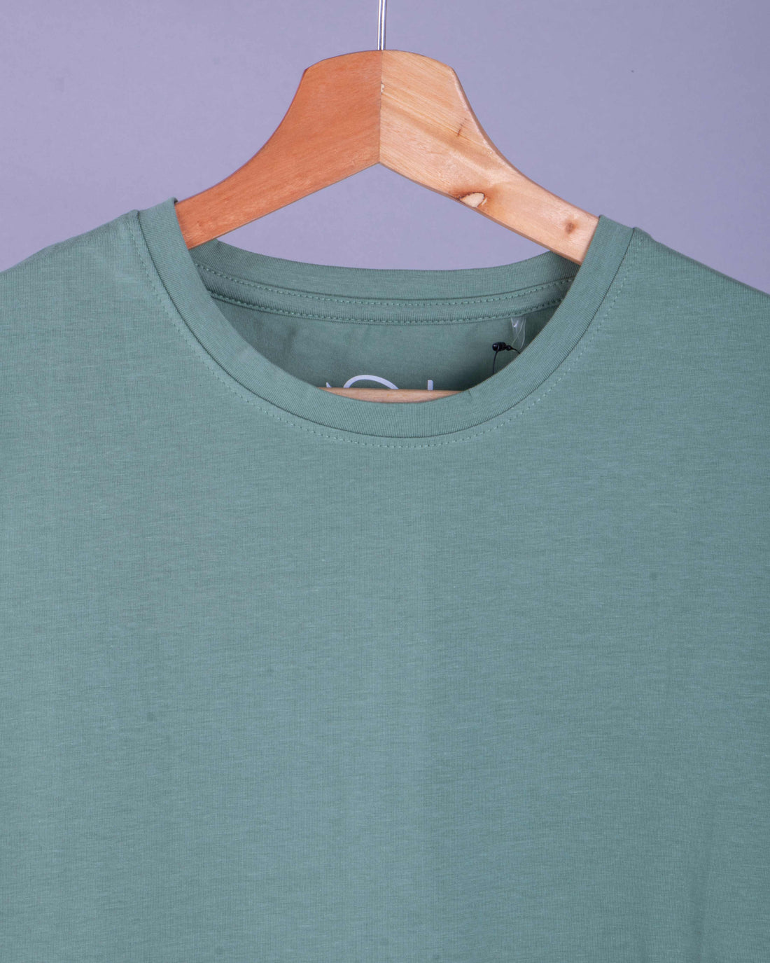 Nativebull Pista Green Color Cotton Half Sleeve Round Neck T Shirt