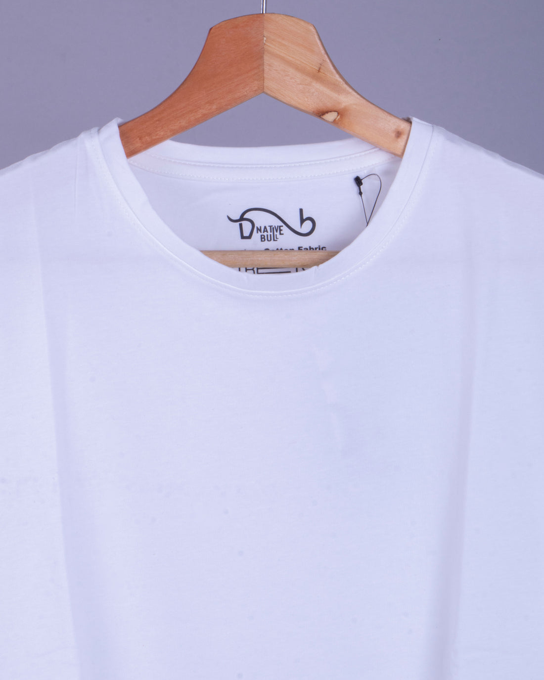 Nativebull White Color Cotton Half Sleeve Round Neck T Shirt