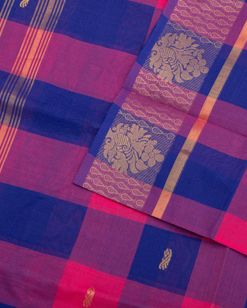 Multi Color Handloom Saree