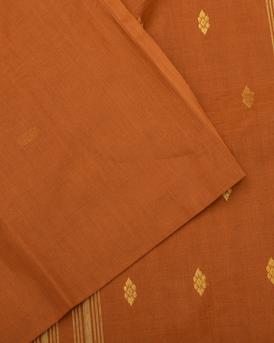 Mustard Color Handloom Saree