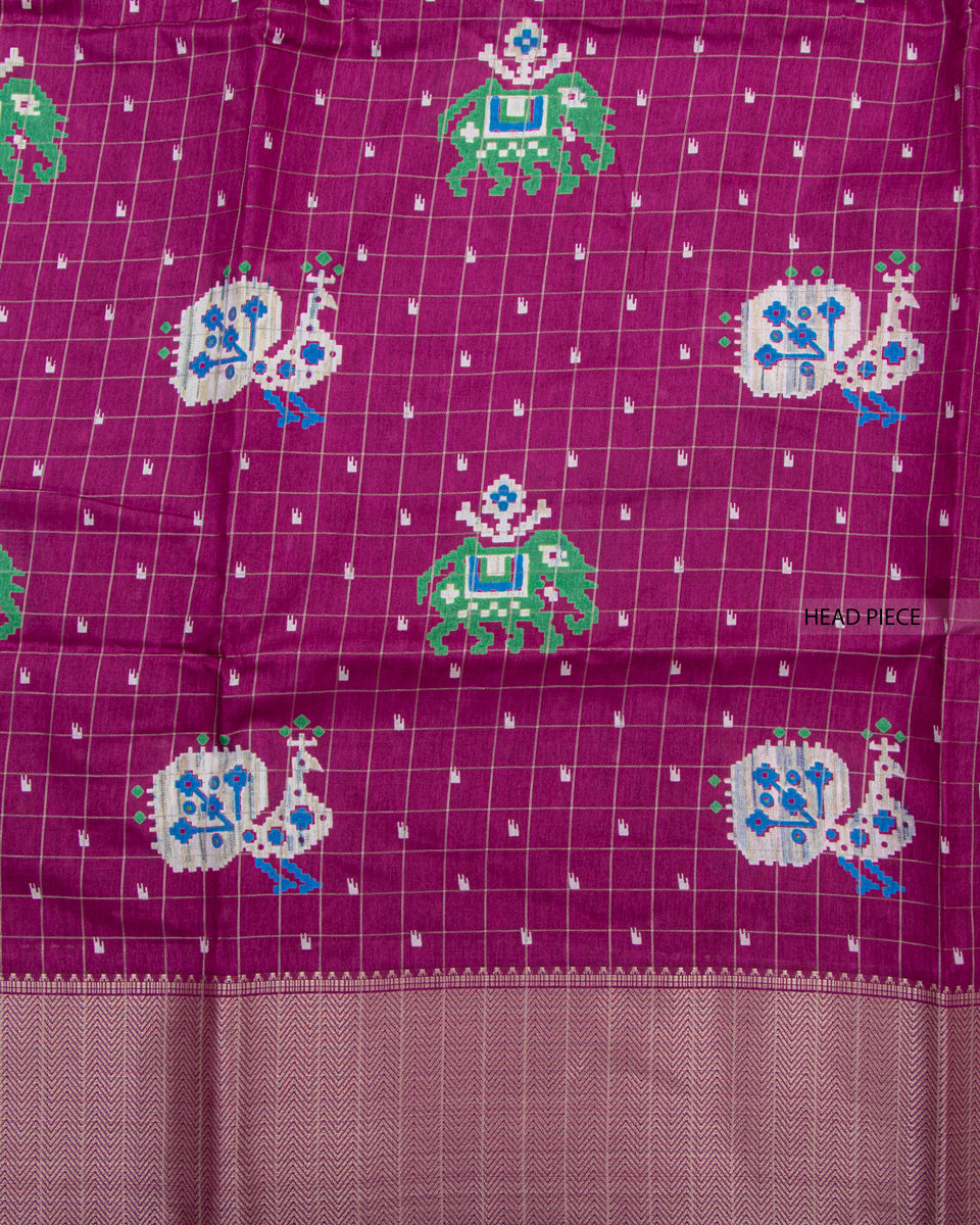 Purple Color Dola Saree - DO 129