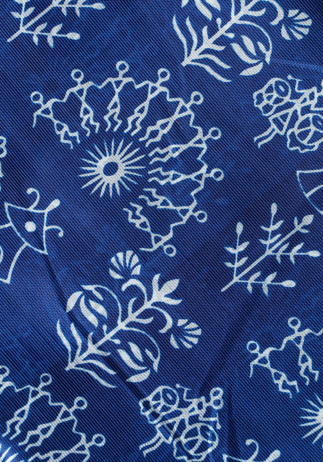 Blue Colour Polyester Sarees