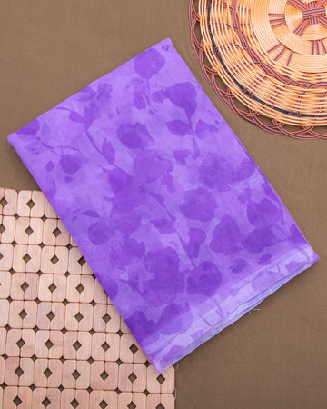 Purple Color Organza Saree