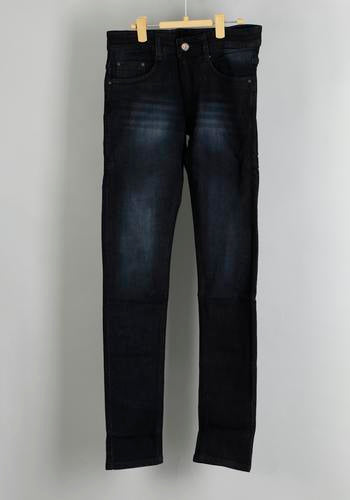 Men's Slim Fit Black Colour Jeans Pants