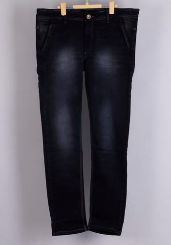 Men's Slim Fit Black Colour Jeans Pants two